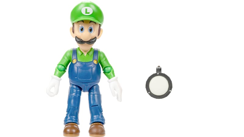 The Super Mario Bros. Movie 5 Figure Series Luigi Figure with